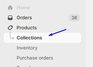 Access Collections in Shopify